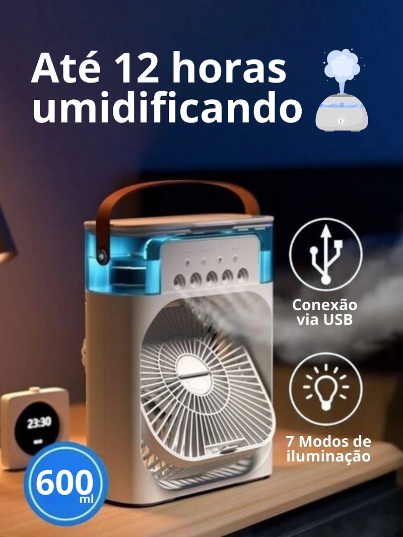 Mini Ventilador à Refrigeração de Ar Portátil - (FDO)