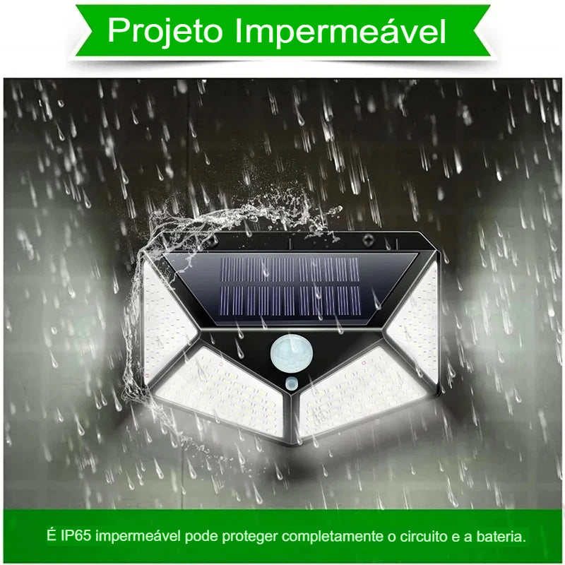 Luminária Solar Com Luz em LED - (FDO)