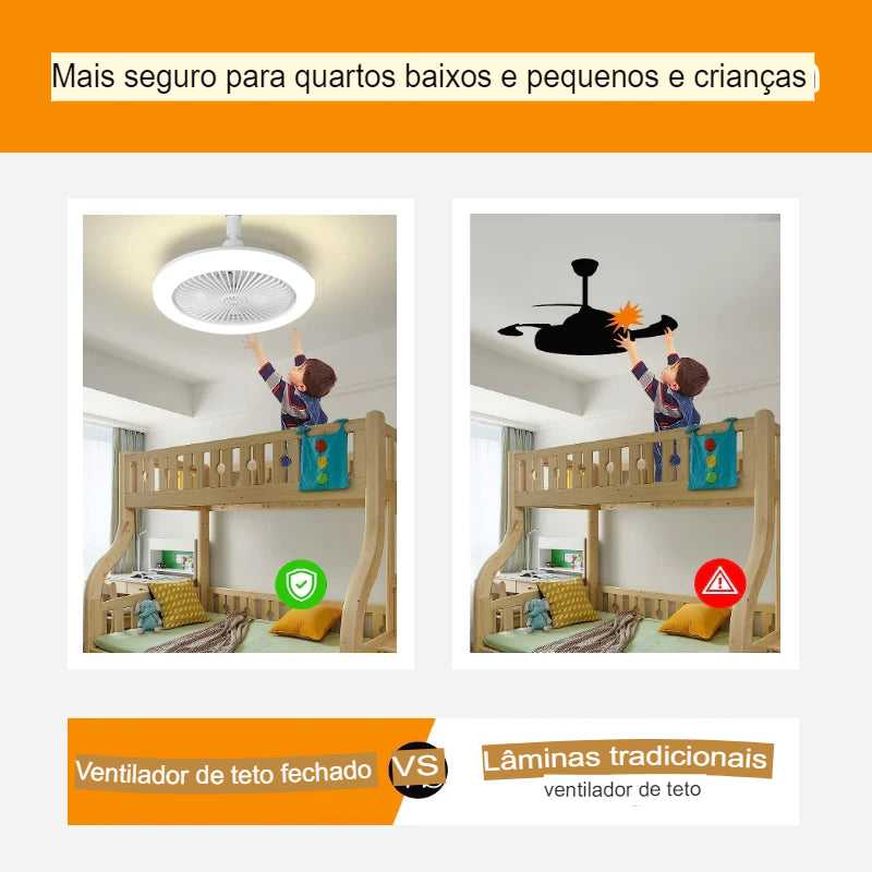 Ventilador de Teto em LED - (FDO)