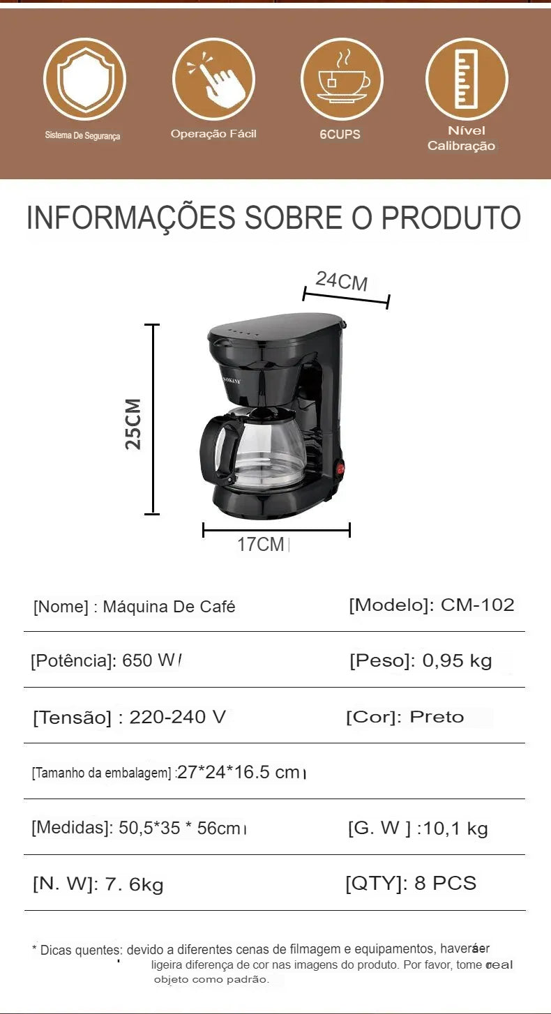 Cafeteira Elétrica Automatizada - (FDO)