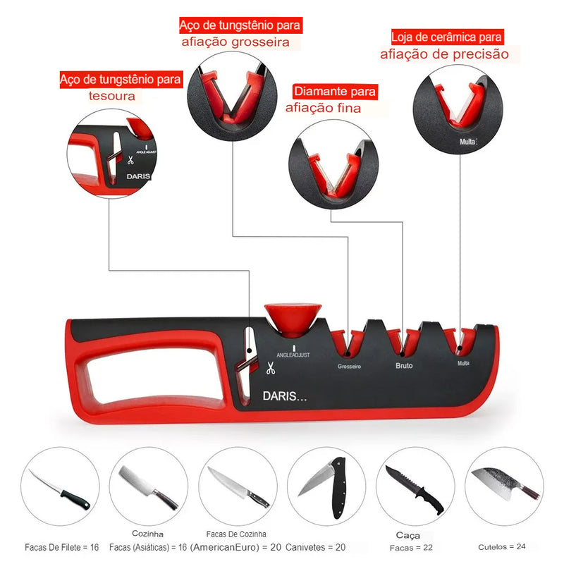Afiador de Facas Robusto Profissional - (FDO)